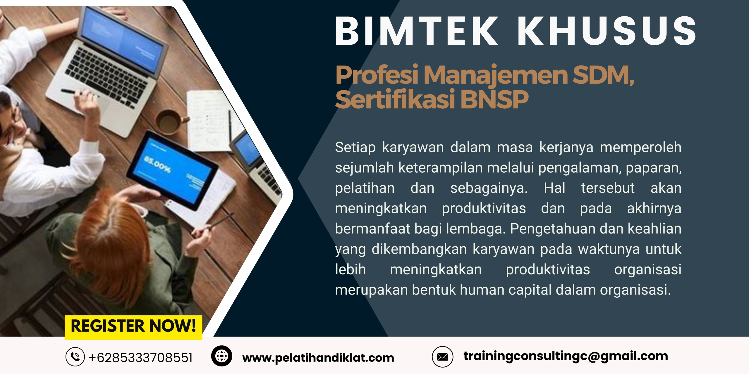 Pelatihan Profesi Manajemen SDM | Sertifikasi Bnsp