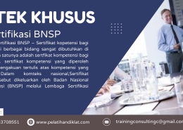 Pelatihan TOT sertifikat BNSP