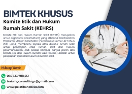 Pelatihan Komite Etik dan Hukum Rumah Sakit