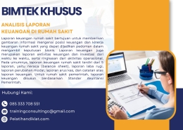 Pelatihan Analisis Laporan Keuangan Rumah Sakit