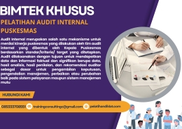 Pelatihan Audit Internal Puskesmas